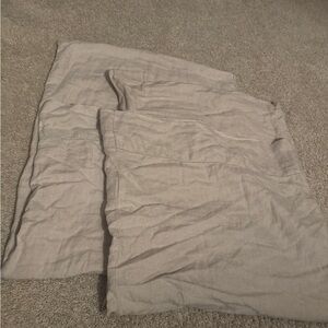 Pottery Barn king Pillow shams